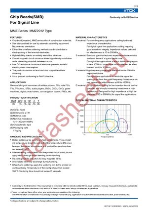 MMZ2012Y102B datasheet  